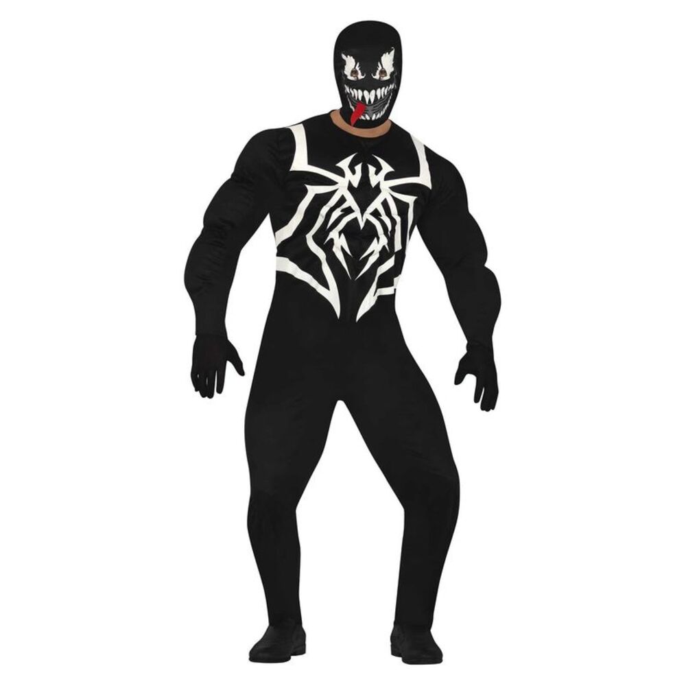 Fiestas Guirca Mens Creepy Hero Costume Set / Black/White